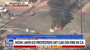 79K views · 1.9K reactions |  Rioters burn a car in an intersection and fly Mexican flags in LA. They don't want to be Americans. They want to turn us into Mexico. This show is about to be over. | Million Voices | Facebook