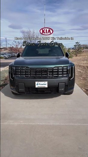 2027 Kia Telluride Black Jade Green