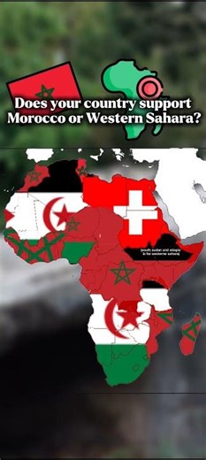 Does your country support Morocco or Western Sahara?