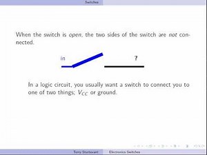 Using switches in digital circuits