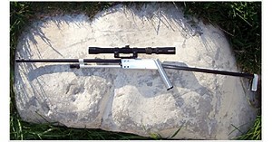 Pack-Rifle: The 1lb Take-Down Fishing Pole Rifle