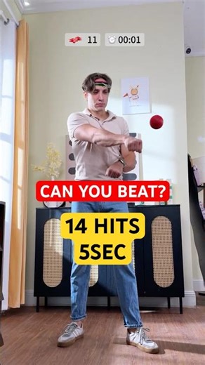 Can You Beat 14 Hits in 5 Seconds? 🥊🔥 Reflex Ball Challenge