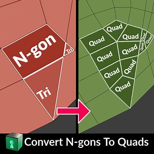 #b3d tip: A very simple solution to N-gons and triangles in your subdivision modeling workflow, is Subdividing in combination with creasing to protect your shape. It automatically turns everything to quads. Since it also introduces more geometry, it’s best used early in the process. More tips & free sample e-book: ⇨ https://www.blendersecrets.org/ | Blender Secrets