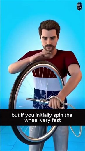 Amazing Gyroscope Effect With a Bicycle Wheel