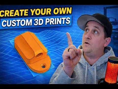 😲 How to create your own custom 3D prints😲#3dprinting #tinkercad #kodiacademy