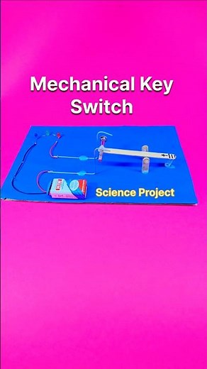 Mechanical Key Switch for Science Project #diy