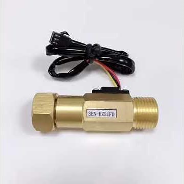 Water Flow Sensor G1/2" Hall Flowmeter Switch 1-30L/min Liquid Water Fuel Flow Meter Sensor -SAIER