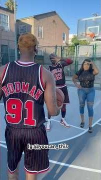 Dennis Rodman Was Stressing Michael Jordan Out 😭 #skinbone
