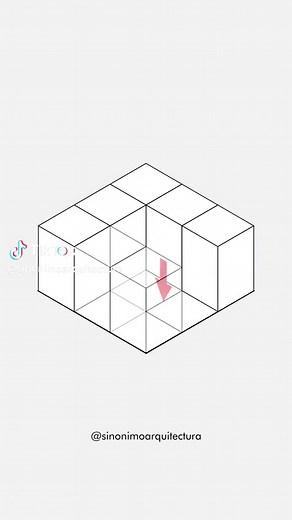 Stepped Shapes Architectural Diagram Animation