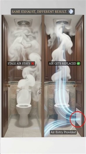 Your bathroom exhaust fan isn’t broken—it’s suffocating! 💨🚽⚠️