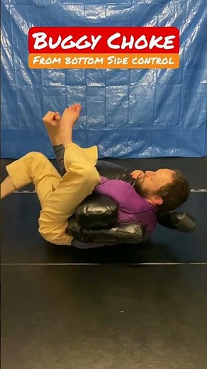 Buggy Choke From Bottom Side Control
