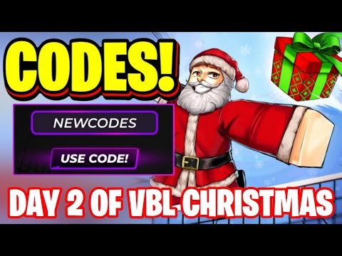 *NEW* ALL DAY 2 OF VBL CHRISTMAS UPDATE CODES FOR VOLLEYBALL LEGENDS! VOLLEYBALL LEGENDS CODES