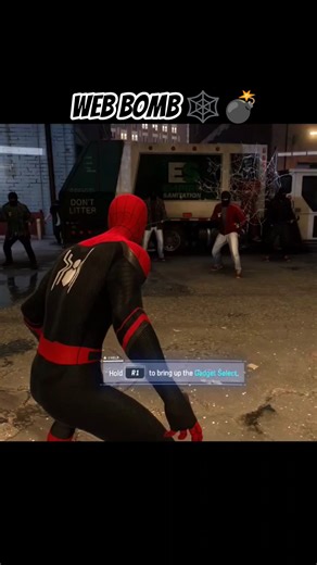 Spider-Man’s Web Bomb Wipeout! 💥🕸️#shorts
