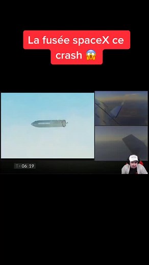 La fusée SpaceX ce crash #space #spacex #fuseespacex #fusee #wtf