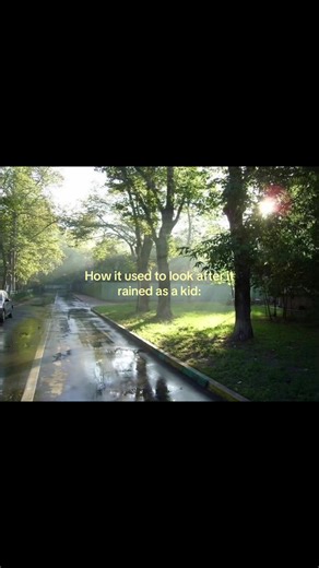 Nostalgic Rain Memories from Childhood