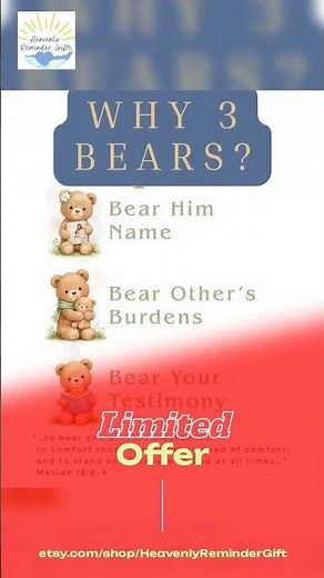3 Bears of Baptism Printable Bundle | Great to Be 8 LDS Baptism Talk + Program + Decorations | Ed...