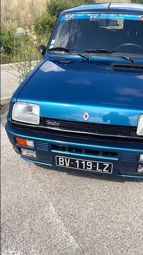This Renault 5 Alpine Turbo is a real blast from the 80s! 🔥