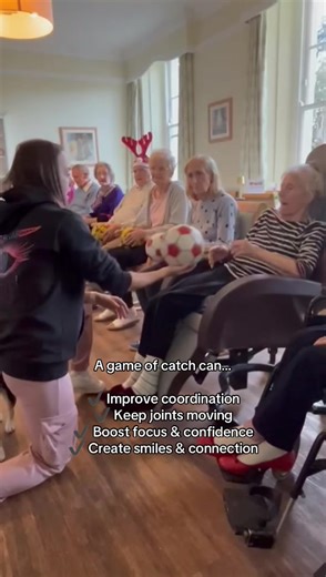 Sometimes the most powerful exercises are the simplest. A gentle game of catch helps improve coordination, mobility, brain function, and social connection for older adults — all while having fun 🏐💛 At Vision Rise Fitness, we focus on movement that meets people where they are, building confidence and quality of life at every age. #CareHomeActivities #ElderlyFitness #MovementIsMedicine #ActiveAgeing #visionrisefitness @VisionRiseFitness