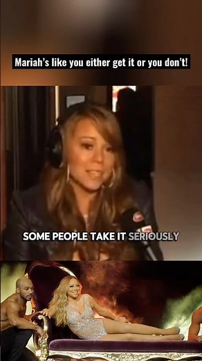 Mariah Carey says her diva persona is fake and some people take her too seriously #mariahcarey