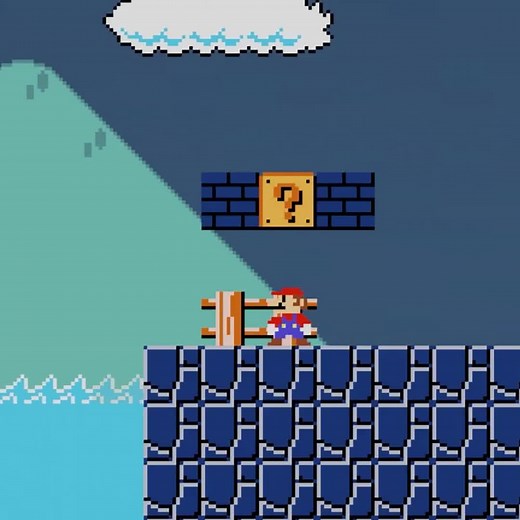 Super Mario Bros touches Everything Turns into Monster After Eating Mushrooms #levelup #mario