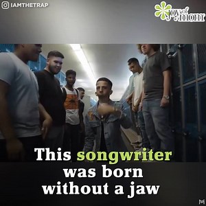 Rapper born without a jaw finds his voice 😀 | Joy of Mom
