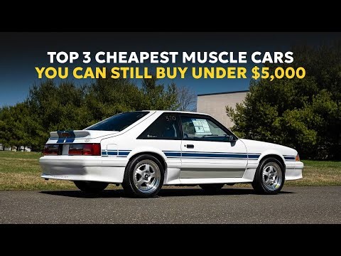 Top 3 Cheapest Muscle Cars You Can Still Buy Under $5,000!