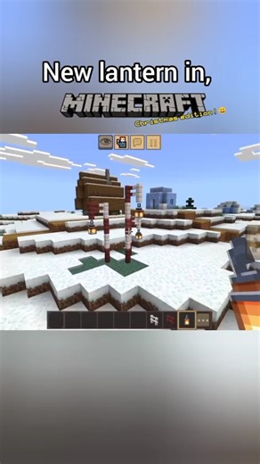 Christmas lantern tutorial #minecraft @RATUL_pro19