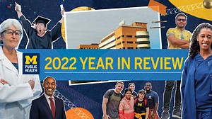 In 2022, the University of Michigan School of Public Health community came together to shape the world in significant ways. Through impactful research and interdisciplinary collaborations, innovations in the classroom, expanded pipeline programs and increased access to a public health education, we continued our pursuit of a healthier, more equitable world for all. Our year, in review: https://myumi.ch/Nm3EZ | University of Michigan School of Public Health | Facebook