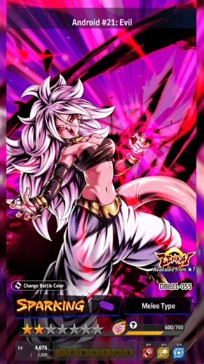 Android 21 Evil Finishing gameplay #game #dragonballlegends