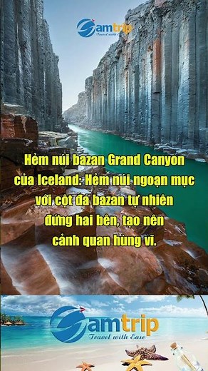 🌄 Hẻm núi Bazan Grand Canyon – Kỳ quan độc đáo của Iceland!