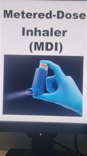 🫁 Inhaler Basics: Metered- Dose Inhaler in 15 Seconds | # shorts #viral #medical