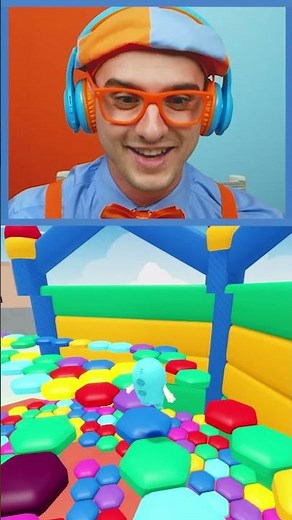 Blippi plays TNT Spleef in ROBLOX! ! #blippi #shorts #plays #roblox