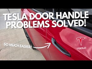 Easy-Open Tesla Model Y Door Handles: No More Thumb Pushing!