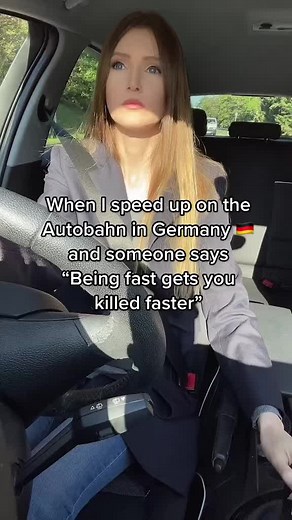 Speeding on the Autobahn in Germany
