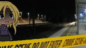 Animated Police Officers Confront Monster at Crime Scene