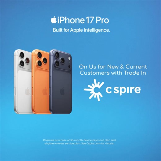 It’s the most powerful iPhone ever — and you’re looking at the best deal to get it. Only at C Spire. | C Spire