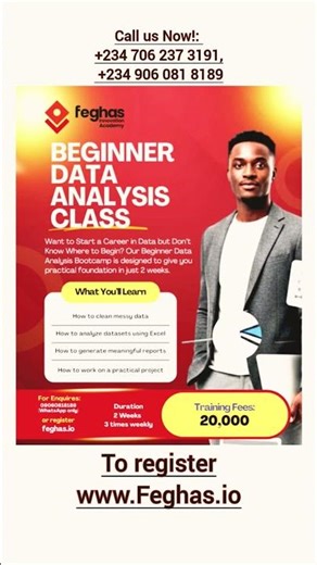 The 1 Best Places Where to Learn Data Analysis in Nigeria 2026 | Feghas Innovation Academy