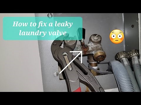 How to replace a watts laundry shut off valve #handyman #diy #tutorial