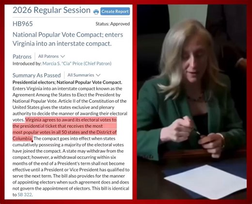Right now, the compact has ~207 Electors tacitly committed. The compact only comes into effect if they get to 270, per the verbiage. I'm not a fan of this, obviously, but it's worth pointing out it's a bandaid for the libtard's problem, that being they are not reproducing anywhere near enough to propagate their meta memeplex forward through time. We all know that immigration serves the left in 2 key ways: slave labor, and Margin of Fraud.I've written on this before, but 2020 was NOT the first st