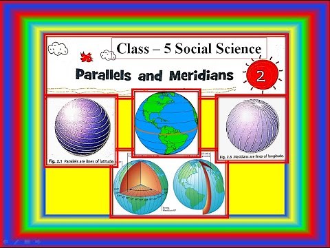 Class - 5 chapter - 2 PARALLELS AND MERIDIANS Social Science