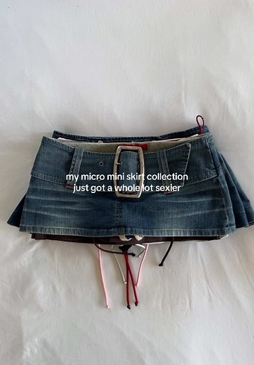 Micro Mini Skirt Collection Showcase