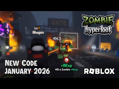 Roblox Zombie Hyperloot New Code January 2026