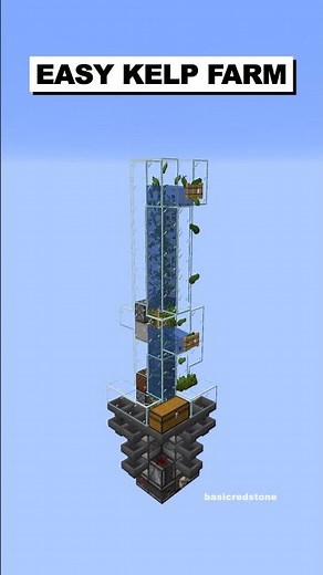 Easy Kelp Farm | Donut SMP #shorts