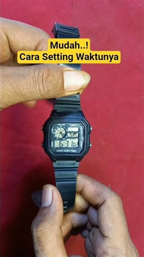 How to Set the Time on a Q&Q Digital Watch #shorts