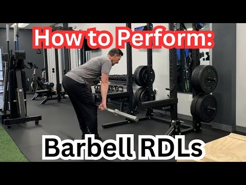 How to Perform: Barbell RDLs