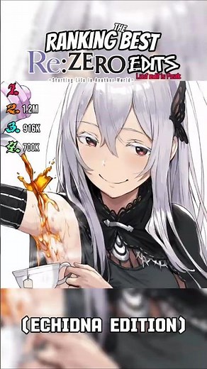 Ranking Best ReZero Edits #anime #rezero #usa