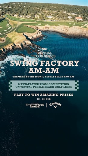 Team up and take on one of golf’s most iconic courses. The Swing Factory Am-Am is a team-based virtual golf competition played on Pebble Beach using Toptracer Virtual Golf. Grab a mate or sign up solo and we’ll pair you up, then book a bay and play during the competition window while the pros are doing the same. Already signed up in the Toptracer App? Awesome, that’s step one! Just make sure you’ve also registered on our website as a team or individual so you’re paired up. | Morack Public Golf