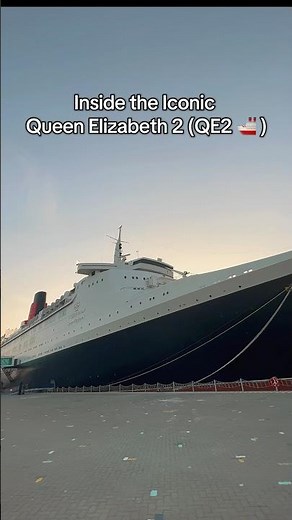 Queen Elizabeth QE2 🚢Cruise Ship Experience | Titanic Style Interiors | Museum Tour | Travel Vlog