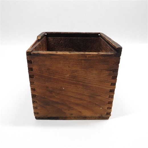 Wood Storage Box collectible Vintage Item