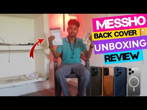 Meesho Mobile Back Cover Unboxing 😍 | Itna Sasta Cover ₹130 Meesho Mobile Cover 😱 | Unboxing Review